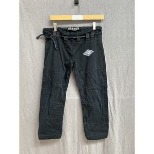 Moya Brand TP 025 BJJ Gi Pants Black 100% Cotton Brazilian Jiu-Jitsu Uniform